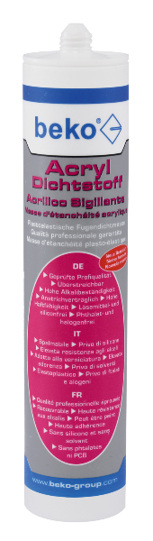 Beko Acryl Dichtstoff Maleracryl 310ml - 4 Farben