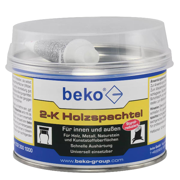 Beko 2-K Holzspachtel Spachtelmasse 1KG inkl. Härter