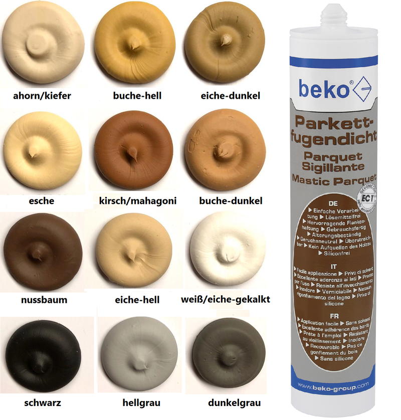 Beko Parkettfugendicht 310 ml - 12 Farben